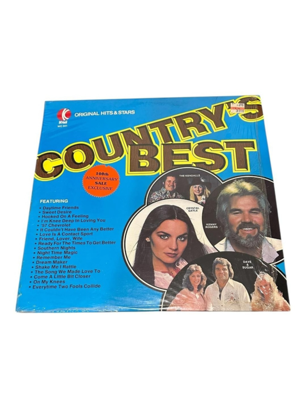 Vintage Country's Best Vinyl LP 1979 K-Tel Compilation Country Black Canada
